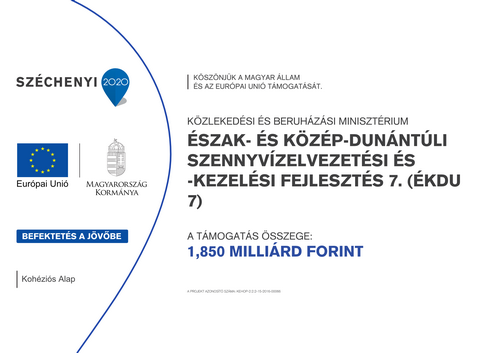 Észak- és Közép-Dunántúli szennyvízelvezetési és -kezelési fejlesztés 7. (ÉKDU 7)